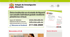 Desktop Screenshot of cien.edu.mx