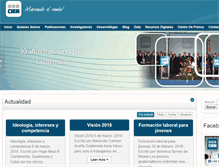Tablet Screenshot of cien.org.gt